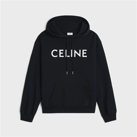 celine cream hoodie|celine hoodie black and white.